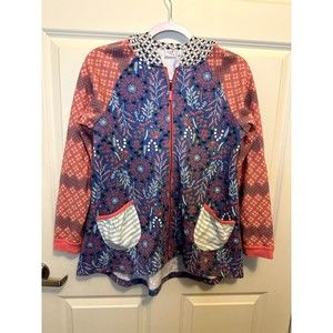 Matilda Jane 435 Girls Jacket sz 14 Sweatshirt Full Zip Pockets Make Believe